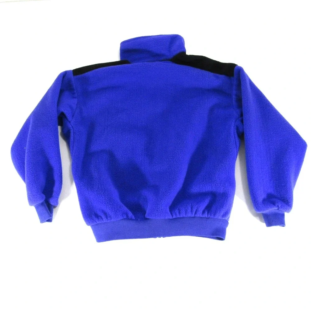 VINTAGE Columbia Jacket Womens Large‎ Purple Aztec Collar Fleece Made In USA